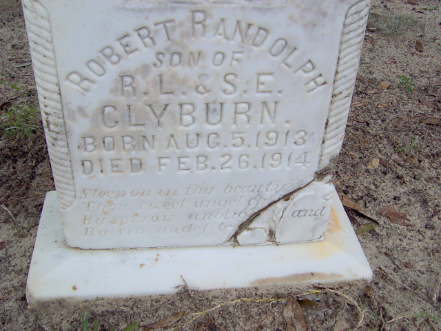 Headstone for Clyburn, Robert Randolph